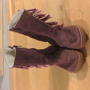 Livie & Luca x Matilda Jane Purple Fringe Sonoma Boot
